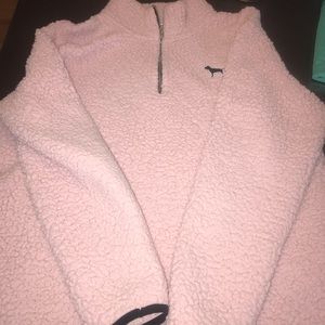 Pink “fluffy” sweatshirt